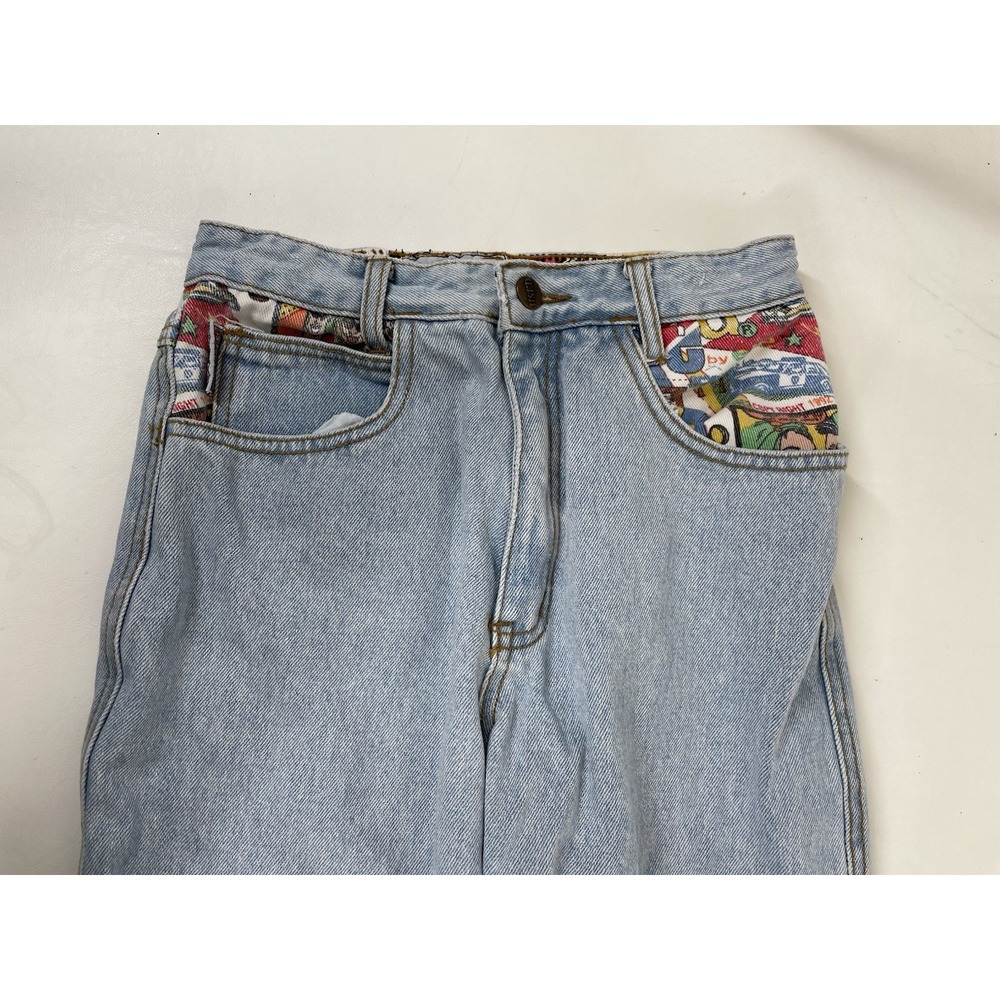 Get Used by Elie Classic Denim Outfit Jacket Jeans Womens S Vintage Street Wear - Picture 9 of 14